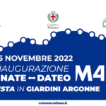 Sabato 26 Novembre 2022 si inaugura la nuova linea metropolitana M4 (Linea Blu) a Milano